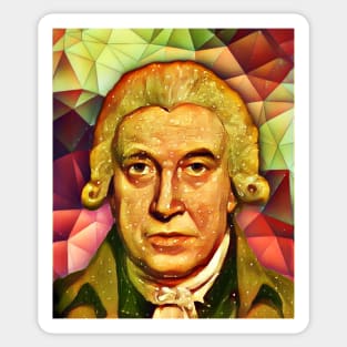 James Watt Snow Portrait | James Watt Artwork 15 Sticker